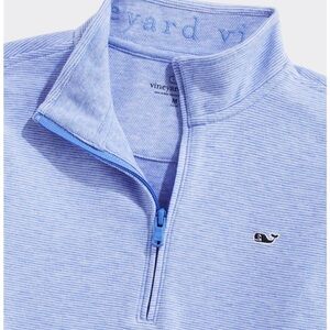 Vineyard Vines Kids Blue Quarter-Zip